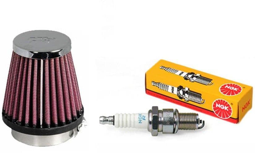 K&N 1 Bike Spark Plug, 1 Air Filter-TVS Sport Combo view 2