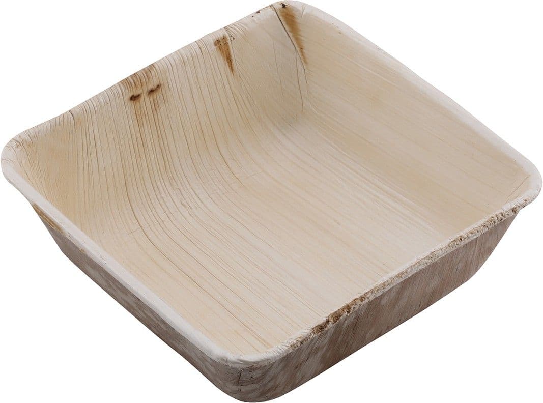 Leaftrend BL-SQ-R-5x5 Wooden Disposable Bowl view 2