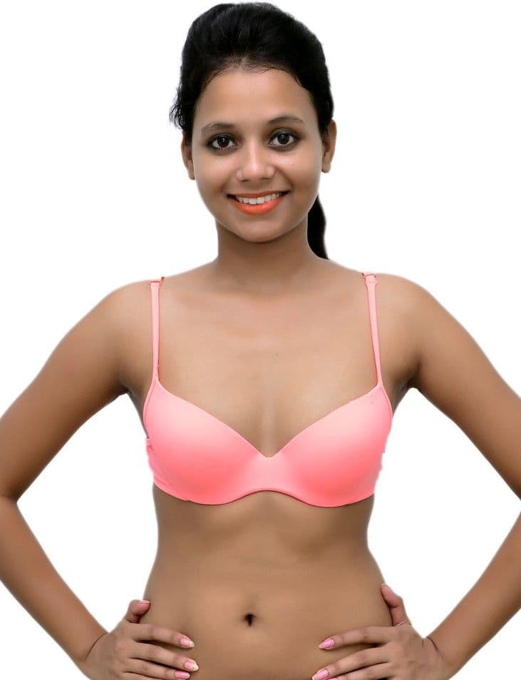 Wolfie Neonbrapeach101 Women's Push-up Bra view 2