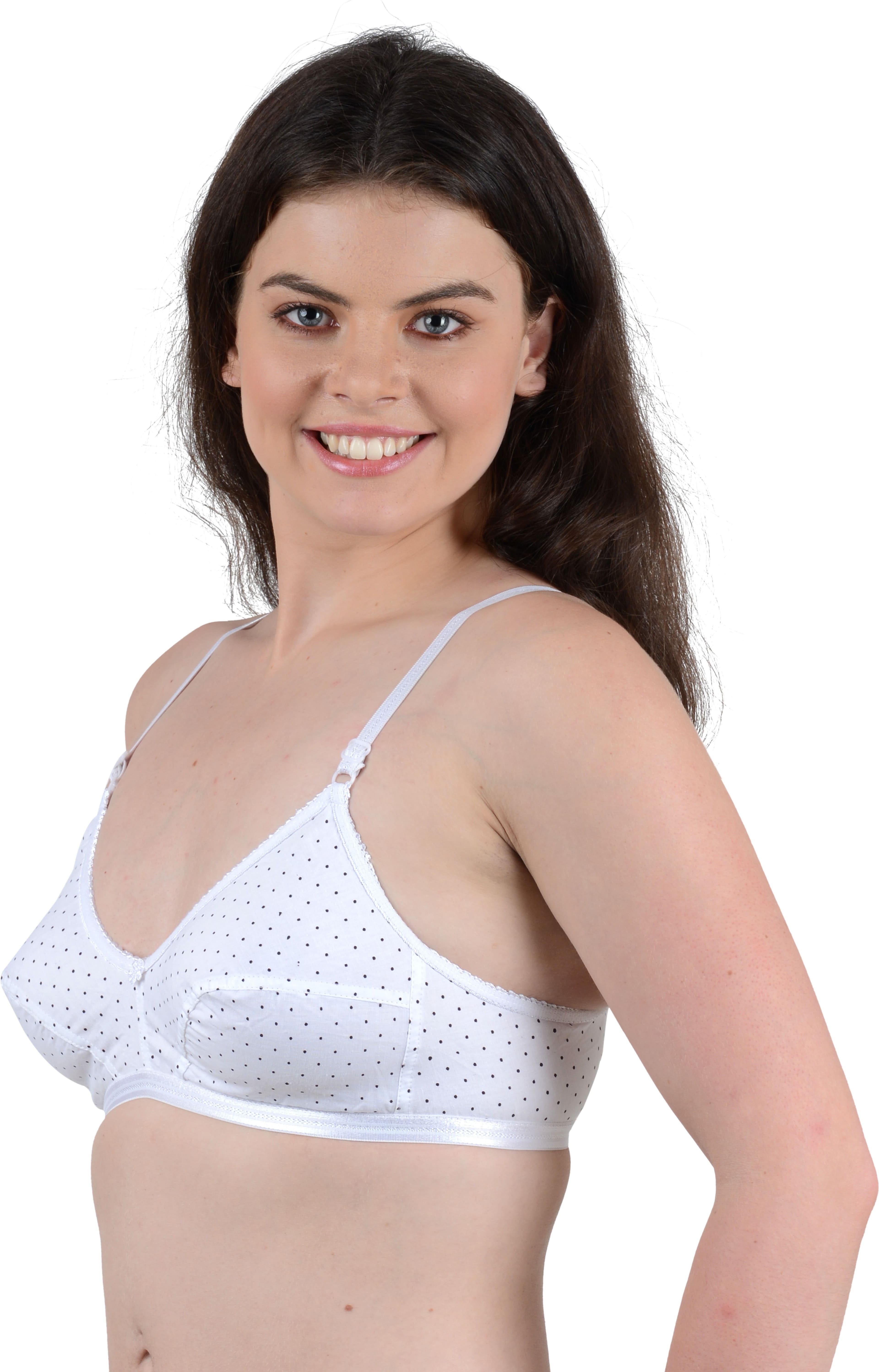 Lovinoform Latest Comfortable Stylist Non Padded Black Cotton Women's Full Coverage Bra view 2