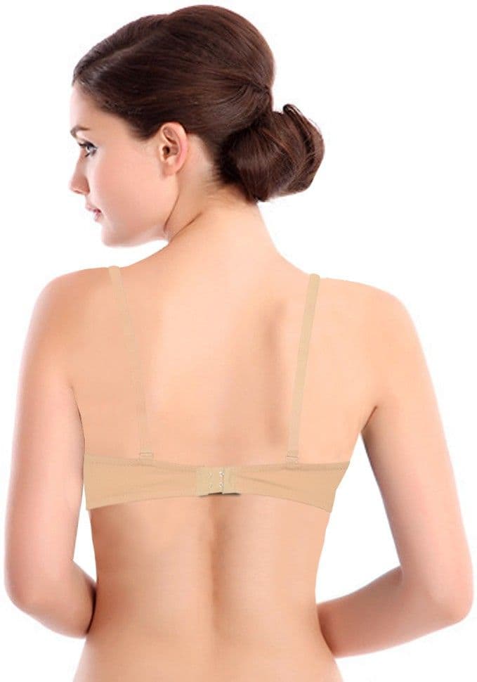 PrivateLifes MultiStraps Women's T-Shirt, Push-up Bra view 3