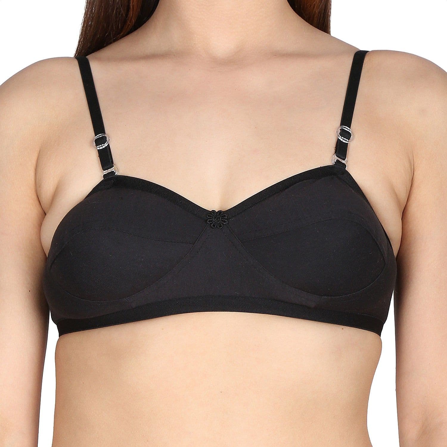 Ladyland Liz Black Bra Women's Full Coverage Bra view 5