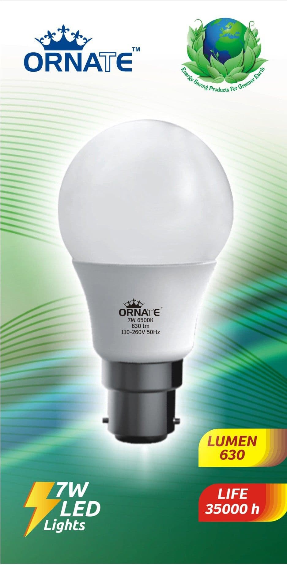 Ornate 7 W LED Bulb view 3