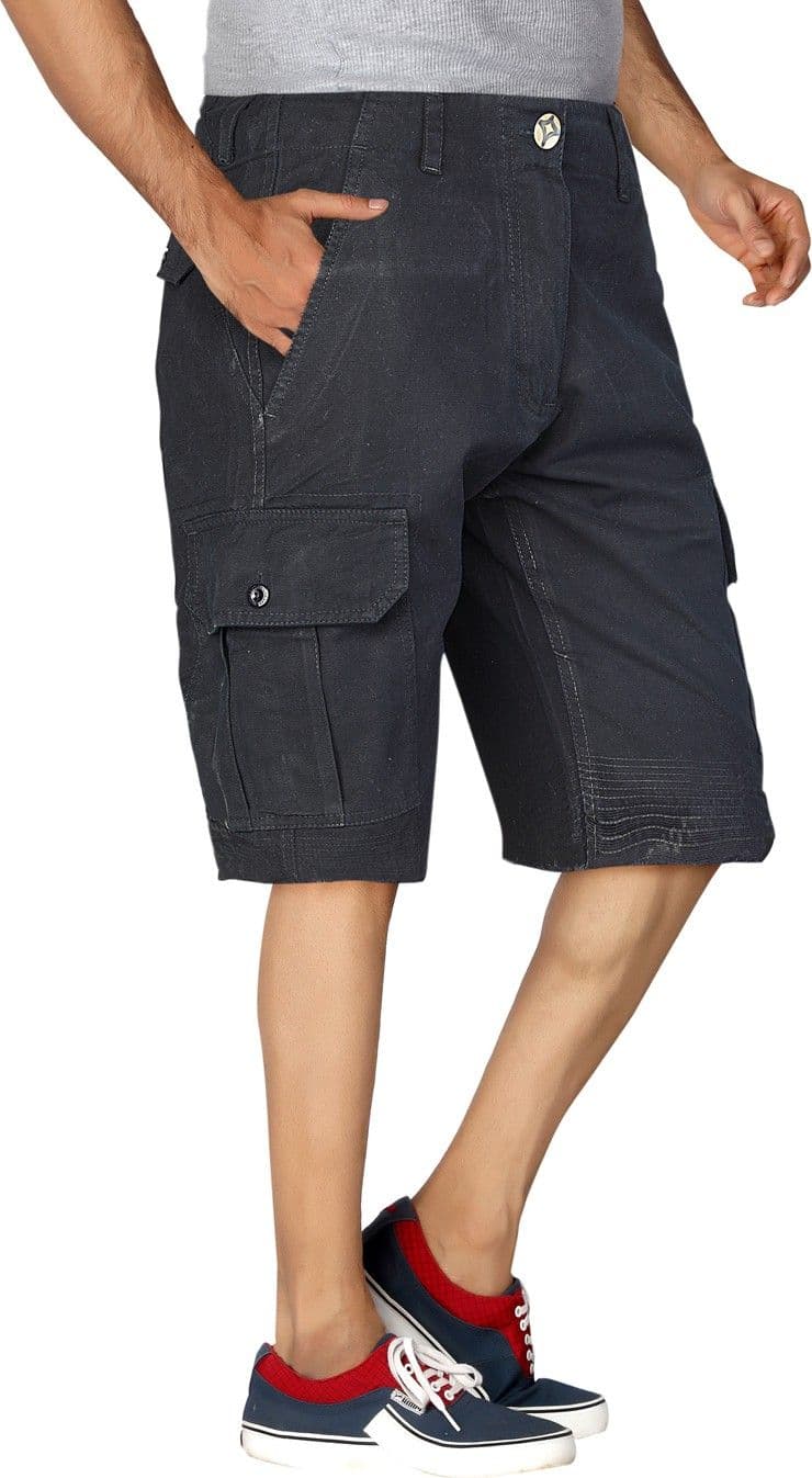London Bee Black Men's Cargos view 3