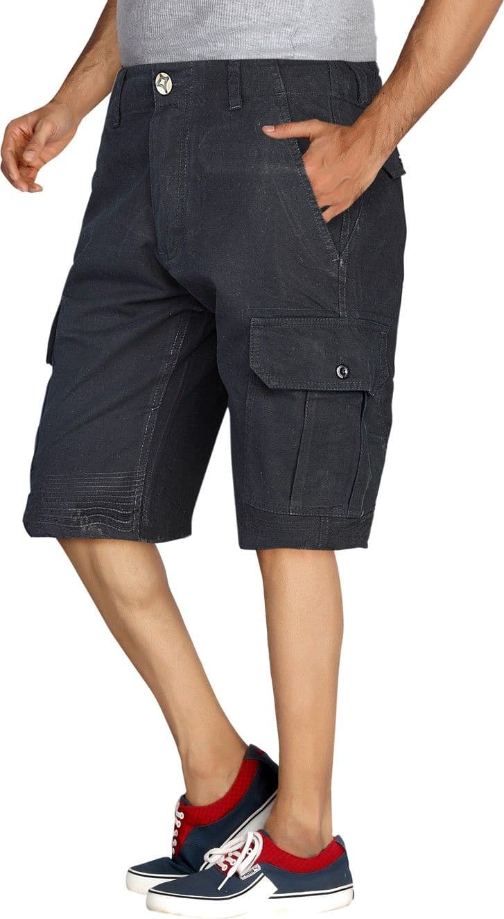 London Bee Black Men's Cargos view 2