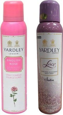 Yardley English Rose and Lace Satin Combo Set view 2