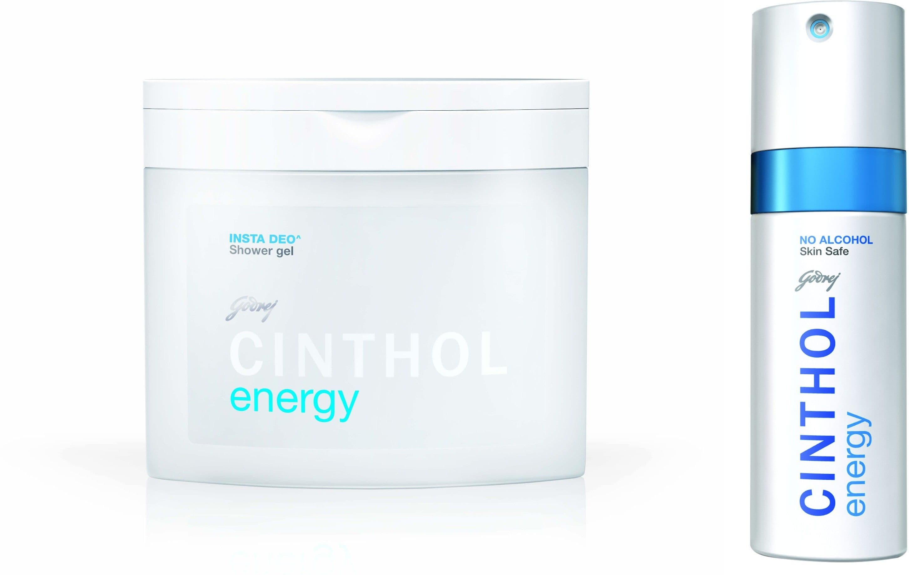 Cinthol Shower Gel + Deo Spray- Energy Combo Set