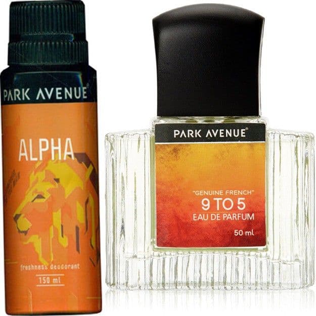 Park Avenue Alpha Deodorant ,9 to 5 EDP Combo Set view 2