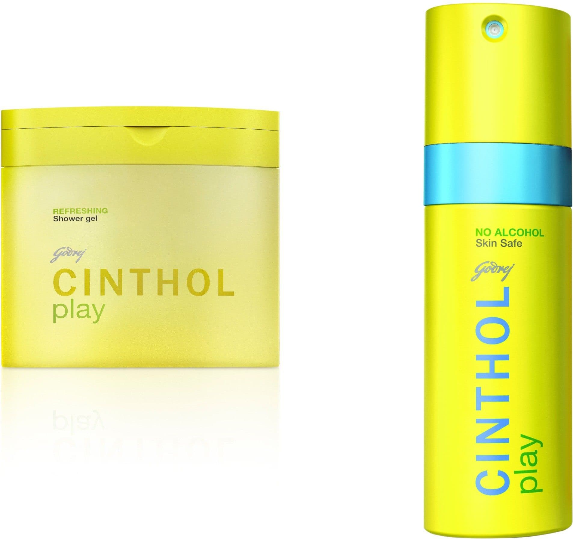 Cinthol Shower Gel + Deo Spray - Play Combo Set