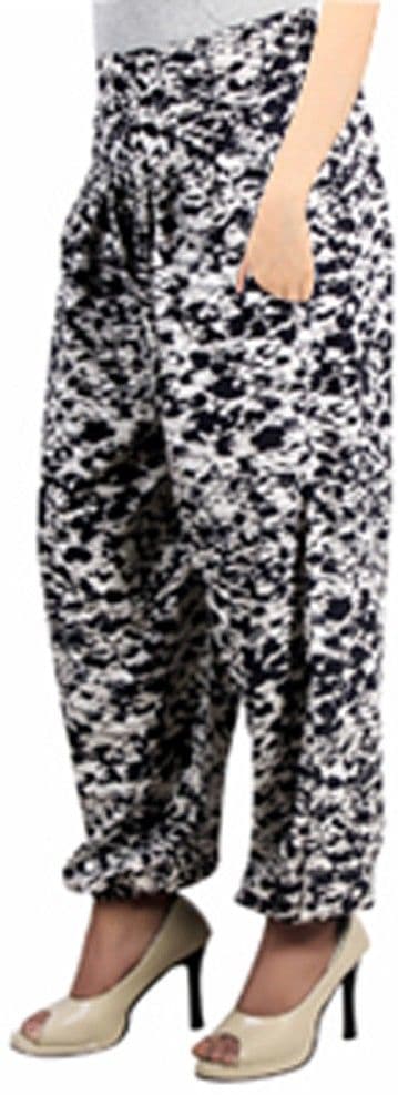Ankita Printed Polyester Women's Harem Pants view 3