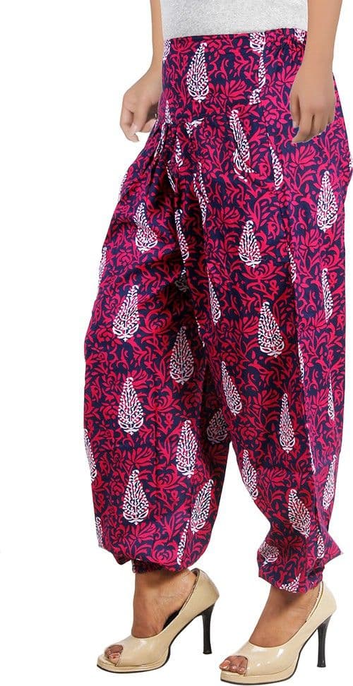 Ankita Printed Cotton Women's Harem Pants view 3