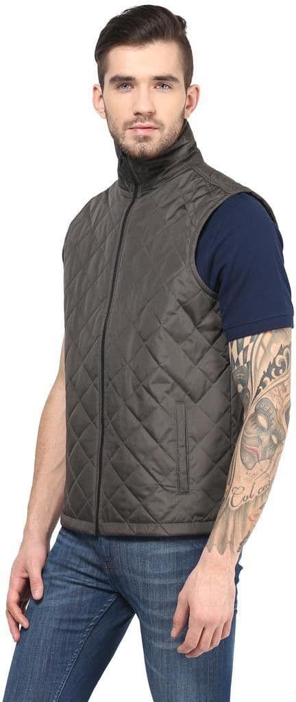 The Vanca Sleeveless Solid Men's Jacket view 3