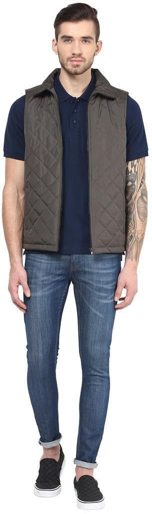 The Vanca Sleeveless Solid Men's Jacket view 4
