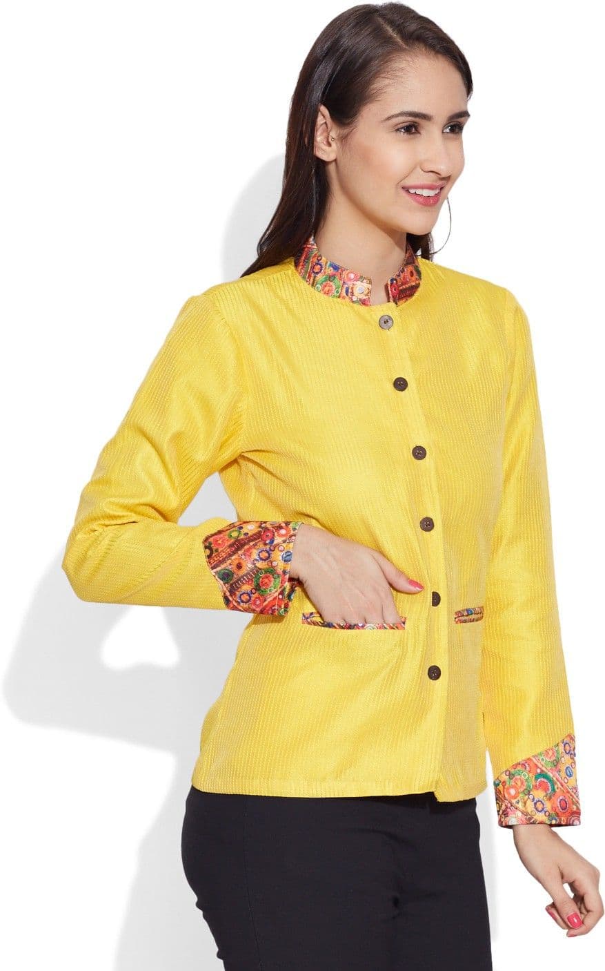Very Me Full Sleeve Solid Women's Jacket view 3