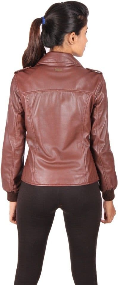 LATHERO Full Sleeve Self Design Women's Jacket view 3