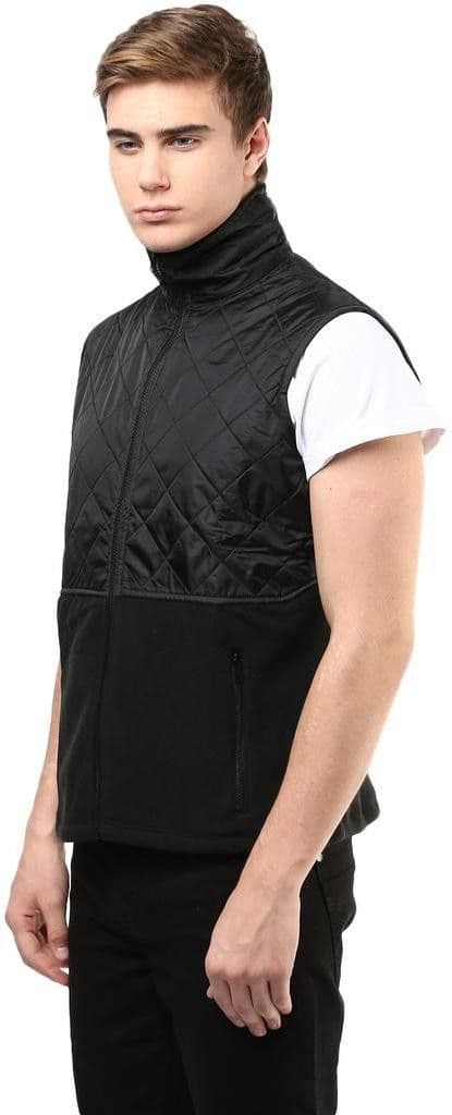 The Vanca Sleeveless Self Design Men's Jacket view 4