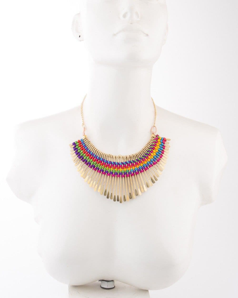 Voylla Artifictial Classic Plain Yellow Gold Plated Alloy Necklace view 3