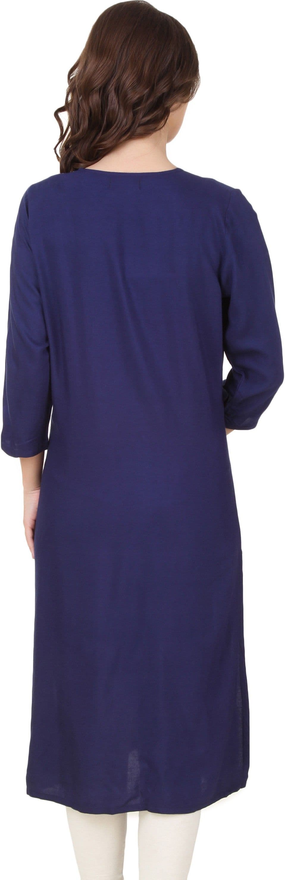 Noor Embroidered Women's Straight Kurta view 4