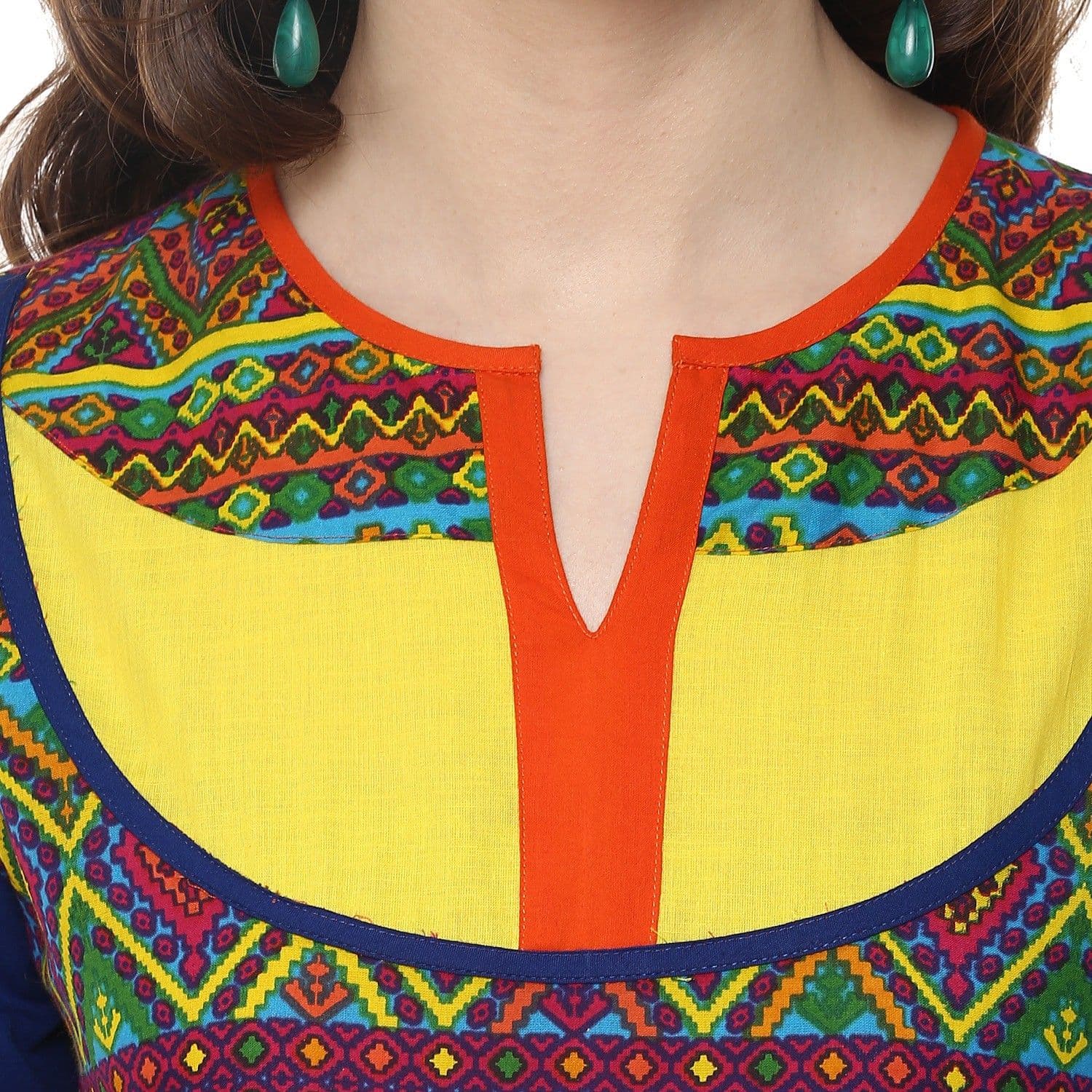 CORA Striped Girl's Straight Kurta view 6