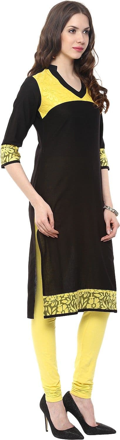CORA Striped Girl's Straight Kurta view 5