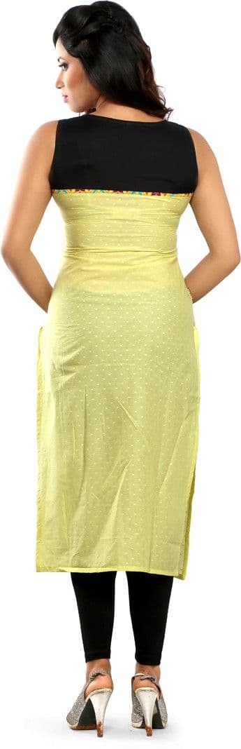 Fab Nisa Self Design Women's Straight Kurta view 5