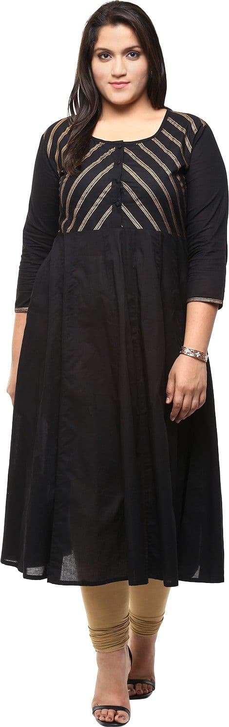 Love More Printed Women's Anarkali Kurta