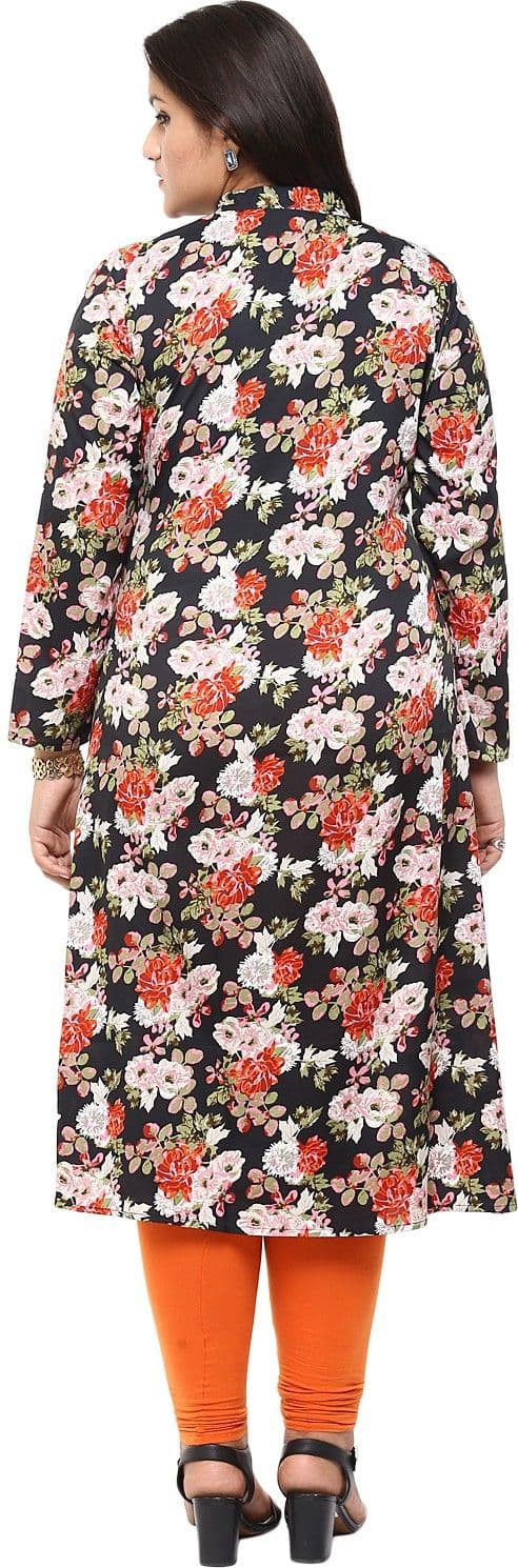 Love More Printed Women's Flared Kurta view 3