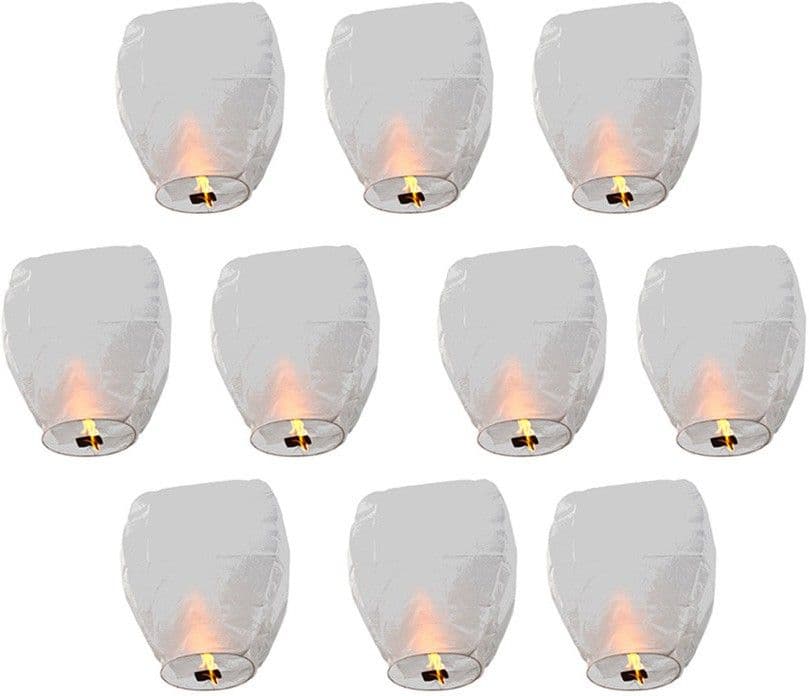 SHOPOJ White Paper Sky Lantern view 2