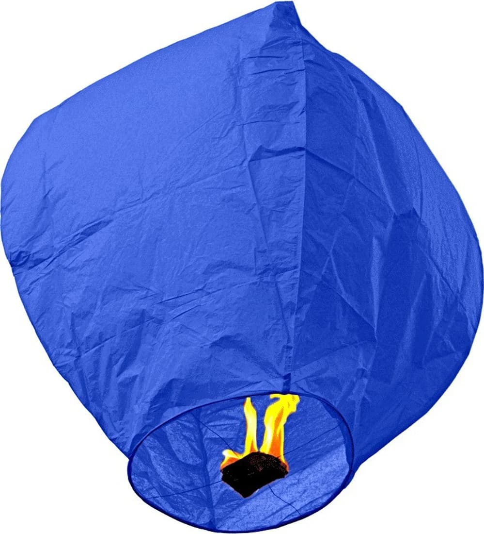 SHOPOJ Blue Paper Sky Lantern