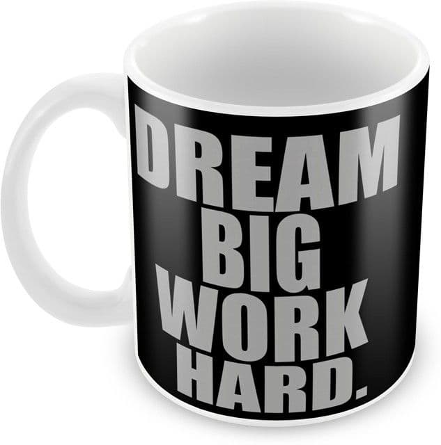 AKUP dream-big-work-hard Ceramic Mug view 2