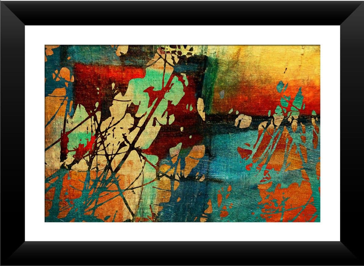 Wallmantra Abstract Colors Modern Art Wall Hanging Canvas Painting