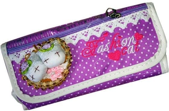AOC Girl Polkadot Art Cloth Pencil Box view 2