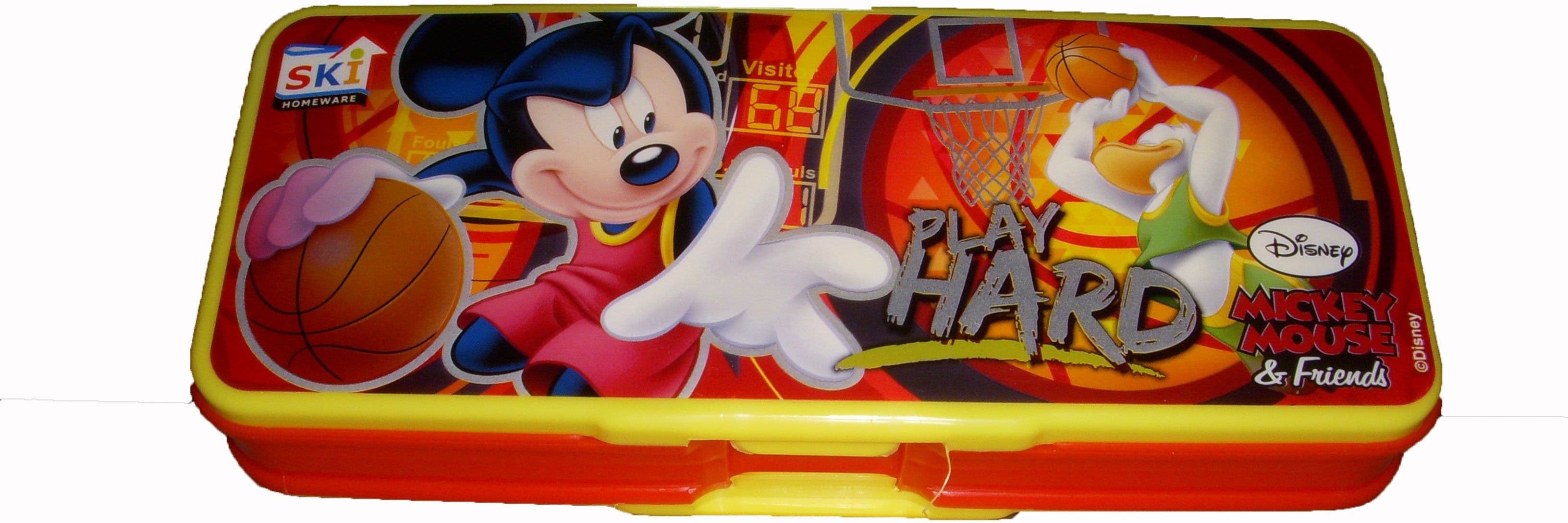 Ski Fancy School Art Plastic Pencil Box