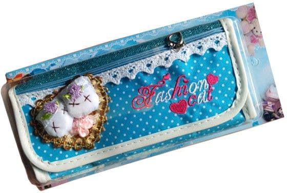 AOC Pencil Pouch Polka Dots Art Cloth Pencil Box view 3