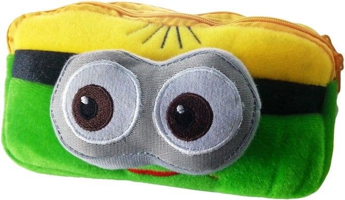 Klassik 3D Big Eyes Random Art Cloth Pencil Box view 2