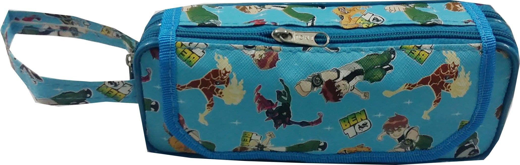 Ryka Ben 10 Cartoon Art Rexine Cloth Pencil Box