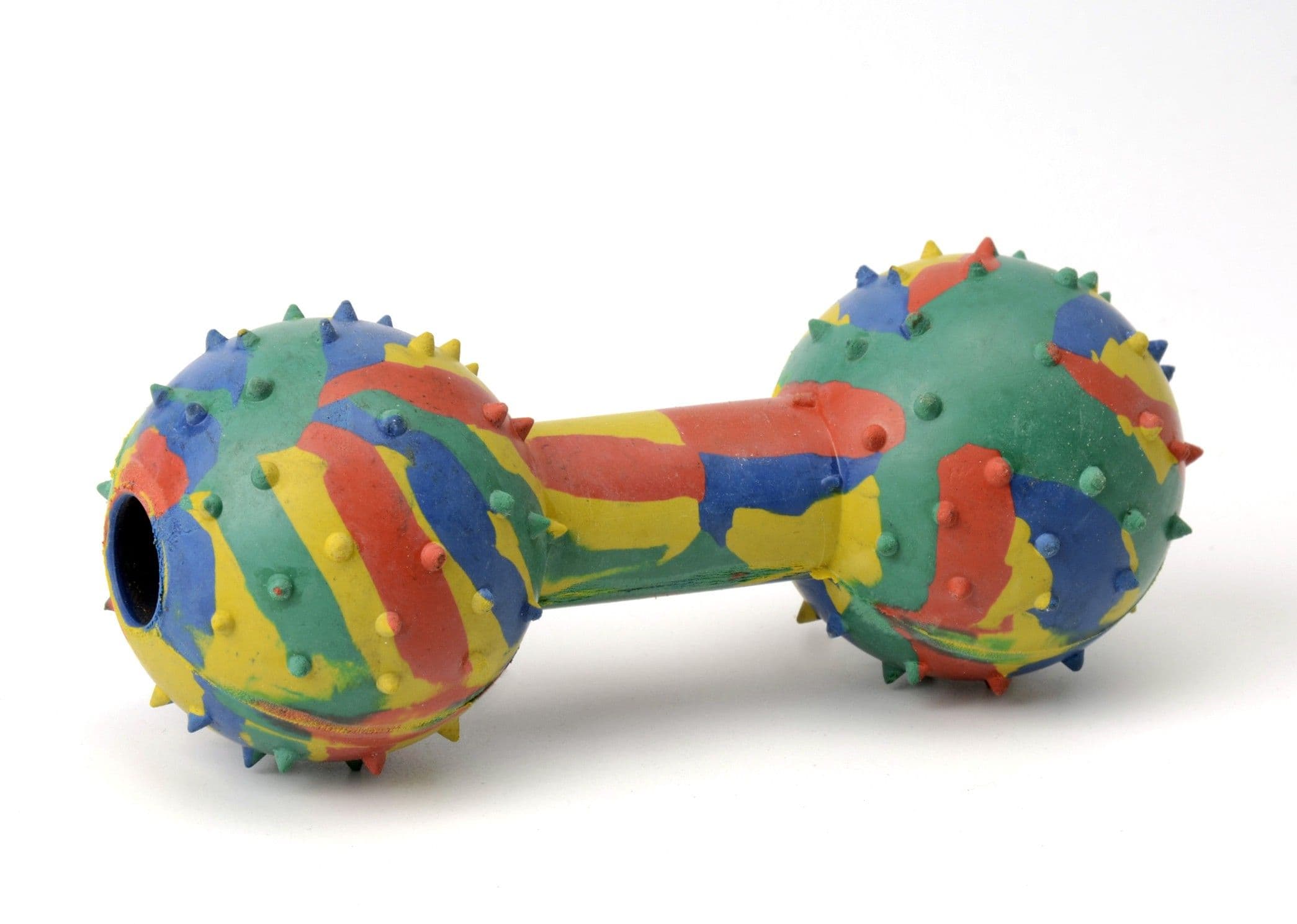 Kennel Rubber Dumbell With Bell - Small Rubber Rubber Toy For Dog