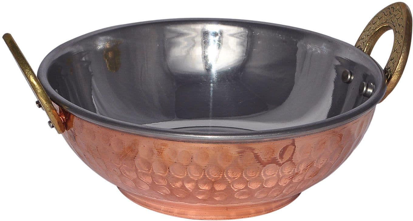 DakshCraft Handmade Copperware Serving Kadhai NA L view 4