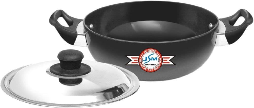 JSM Hard Anodized Kadhai 4 L view 2
