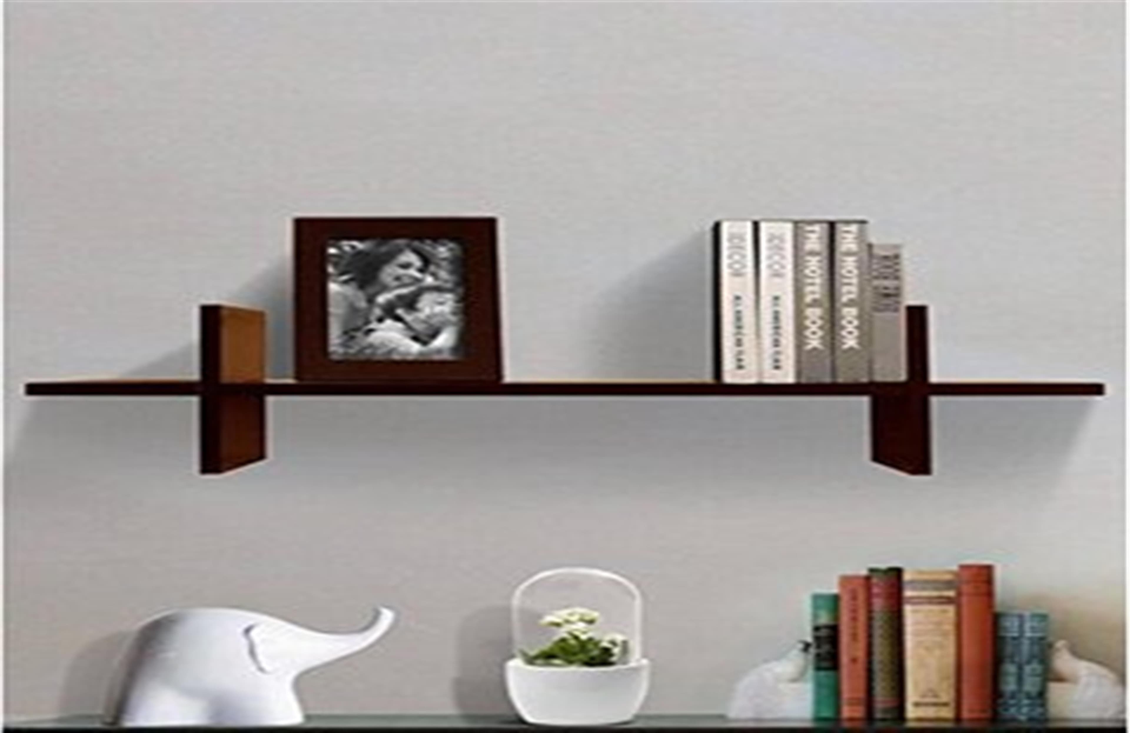 R&Mshoppee MDF Wall Shelf view 3