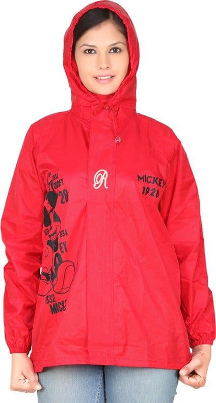 REAL Graphic Print Girl's, Women's Raincoat