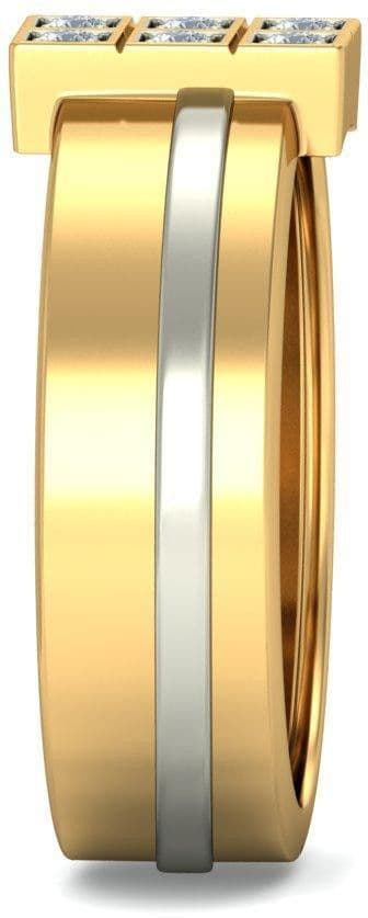 BlueStone The Sestet Yellow Gold Diamond 14 K Ring view 6