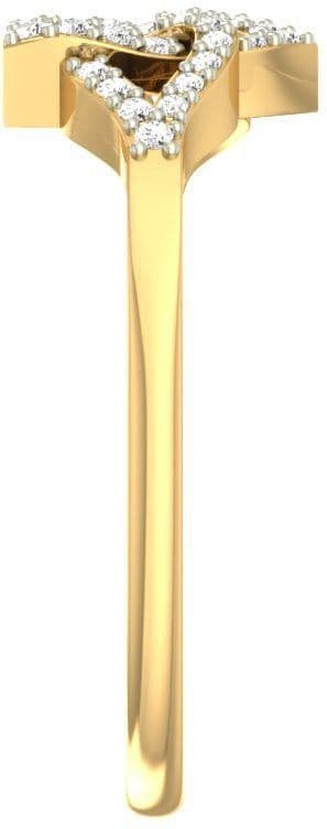 Jewels5 Daliah Yellow Gold Diamond 18 K Ring view 5