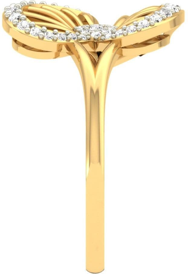 Jewels5 Myrte Gold Diamond 18 K Ring view 5