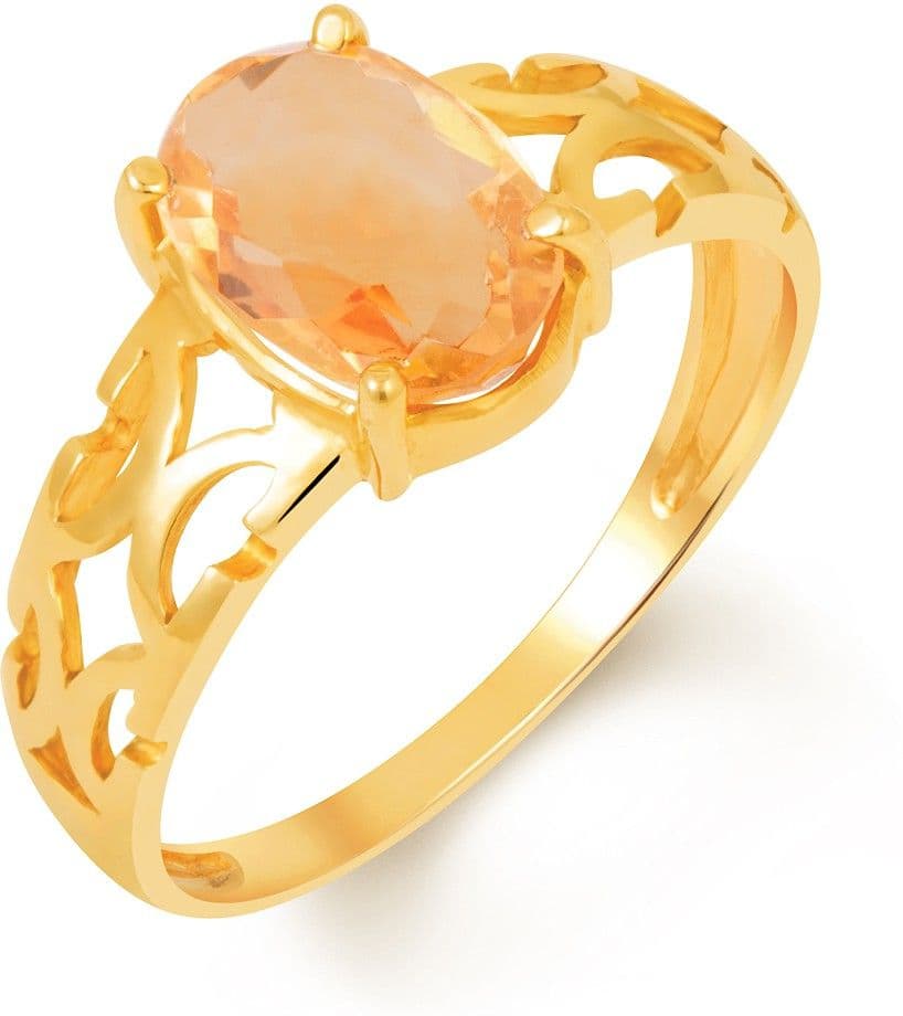 Kundali Gold Topaz 18 K Ring view 2