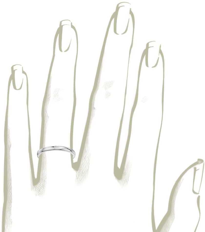 Zevrr Sterling Silver Swarovski Zirconia Platinum NA K Ring view 4