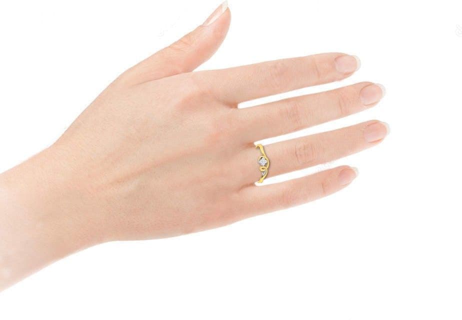 His & Her Gold Diamond 18K Yellow Gold 18 K Ring view 5