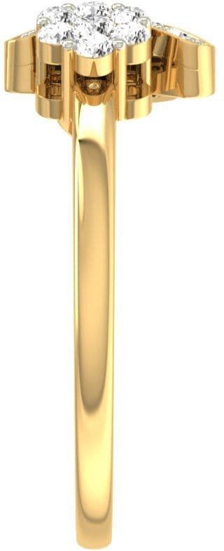 Jewels5 Tanessa Yellow Gold Diamond 18 K Ring view 5