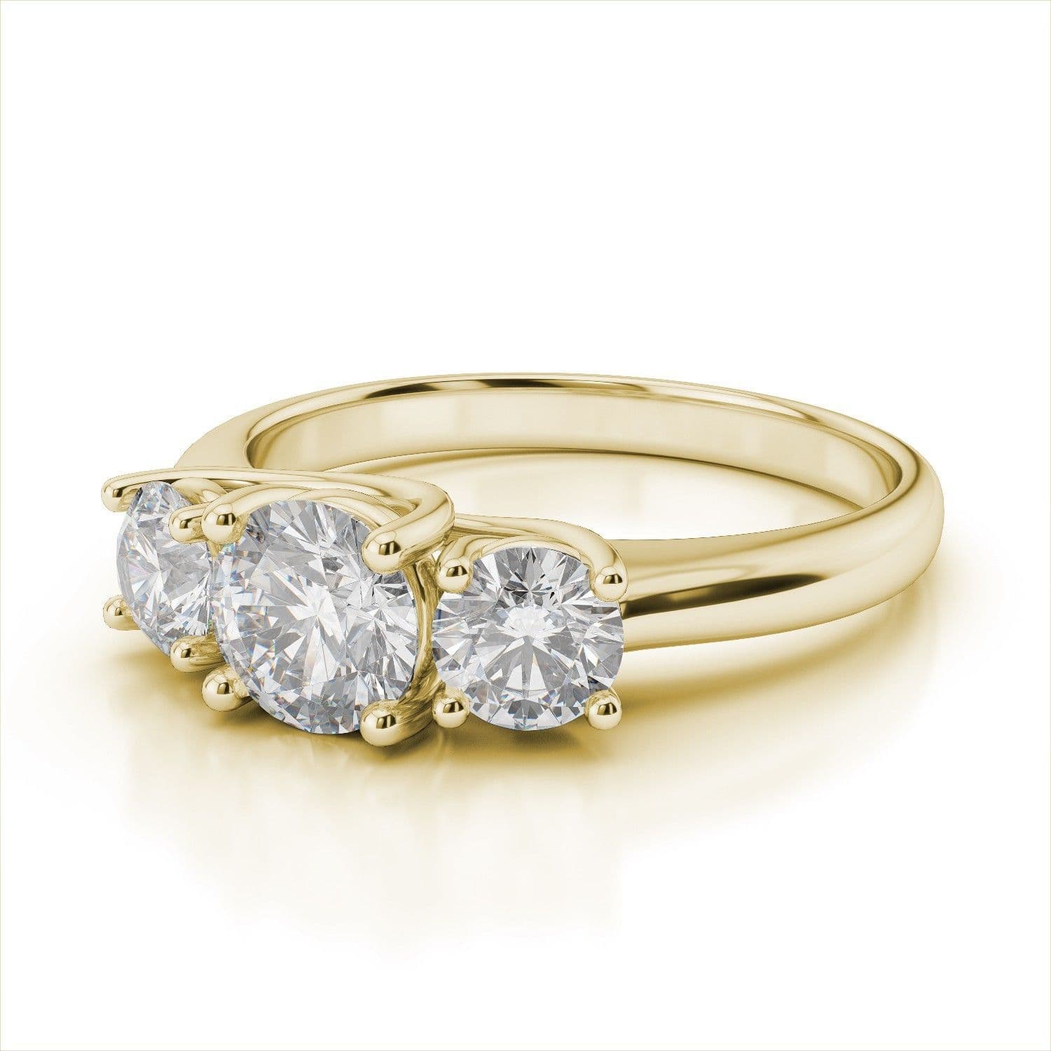 Zevrr Sterling Silver Swarovski Zirconia Platinum NA K Ring