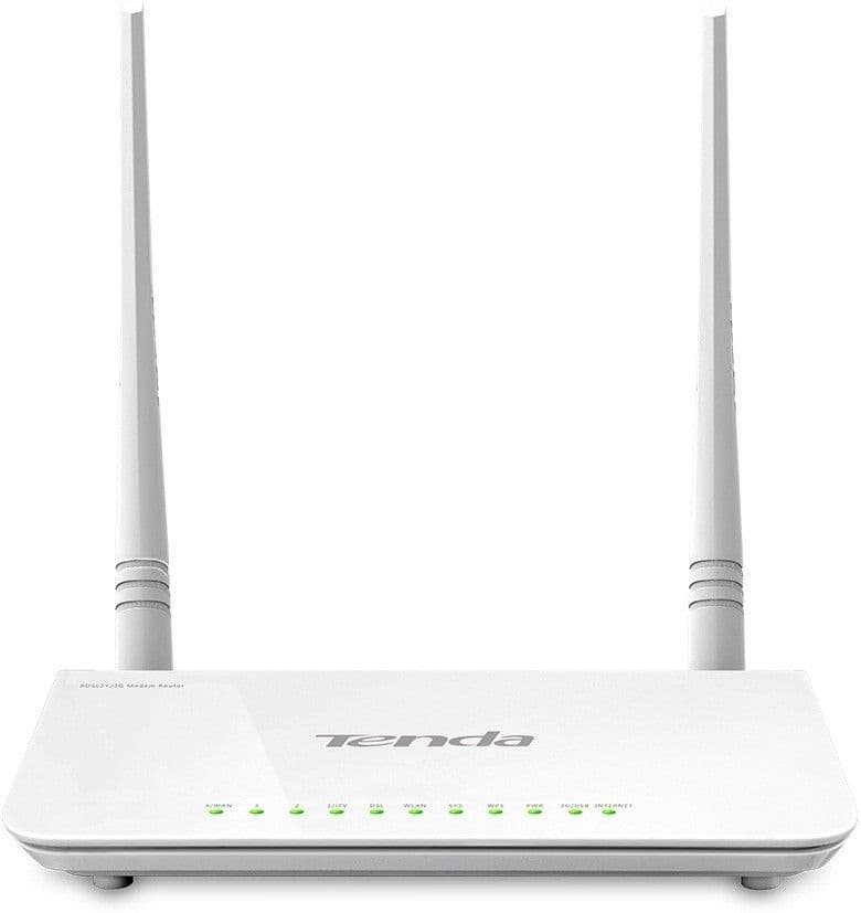 Tenda TE D-303 N300 ADSL2+ Modem Router with USB port
